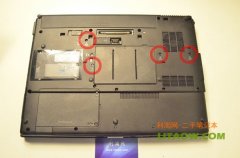 惠普高端工作站8730W/P筆記本升級(jí)內(nèi)置硬盤(pán)以及內(nèi)存教程圖！