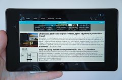 nexus7爆出的BUG在安卓系統更新中得到修復性價比仍是這款平板最
